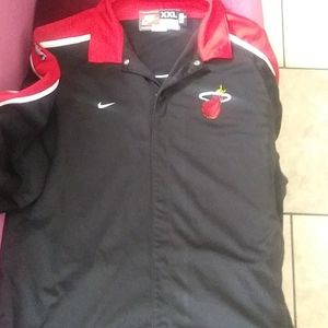 Black/Red Miami Heat Sports Jacket